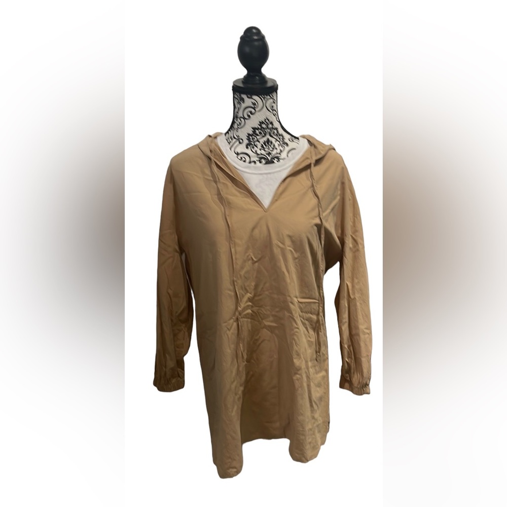 Zara hooded long sleeve shirt